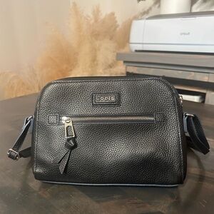 Lodis crossbody bag - black leather